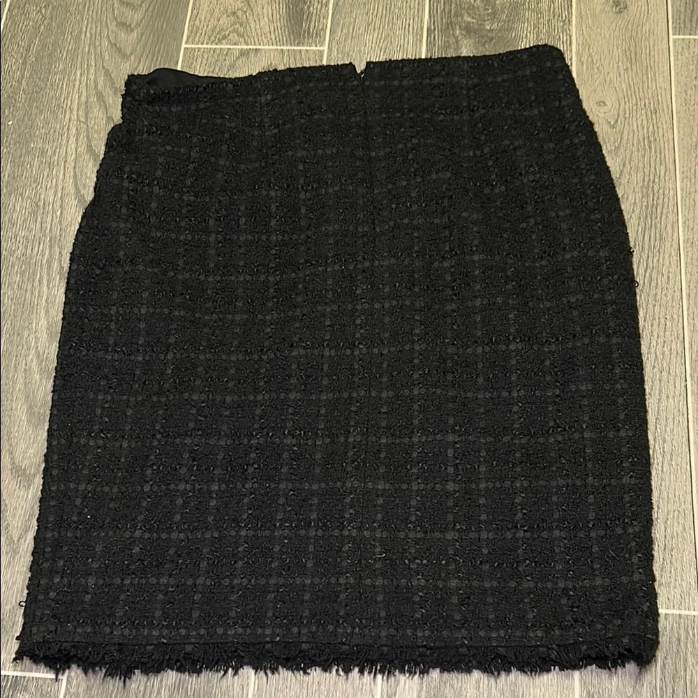 Ann Taylor Black Tweed Pencil Skirt - Picture 6 of 10